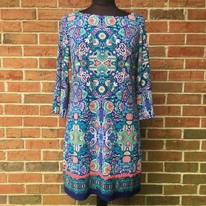 Like New Laundry by Shelli Segal Print Dress SzSM